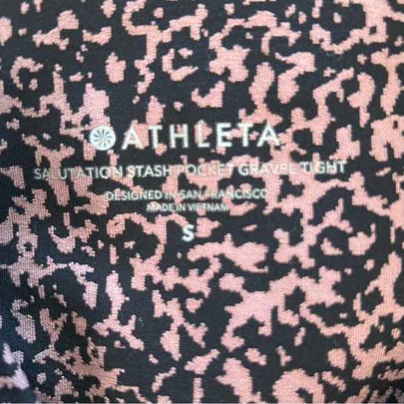 Athleta Salutation Stash Pocket Gravel II 7/8 Tight in Mineral Brown, Size Small - Picture 3 of 10